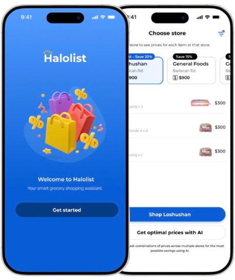 Halolist App Preview